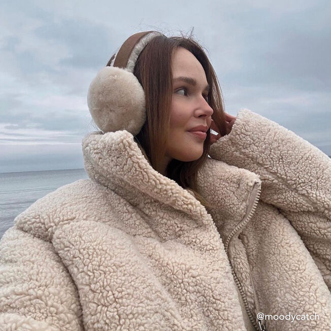 Angahook Earmuffs, CAMEL, hi-res
