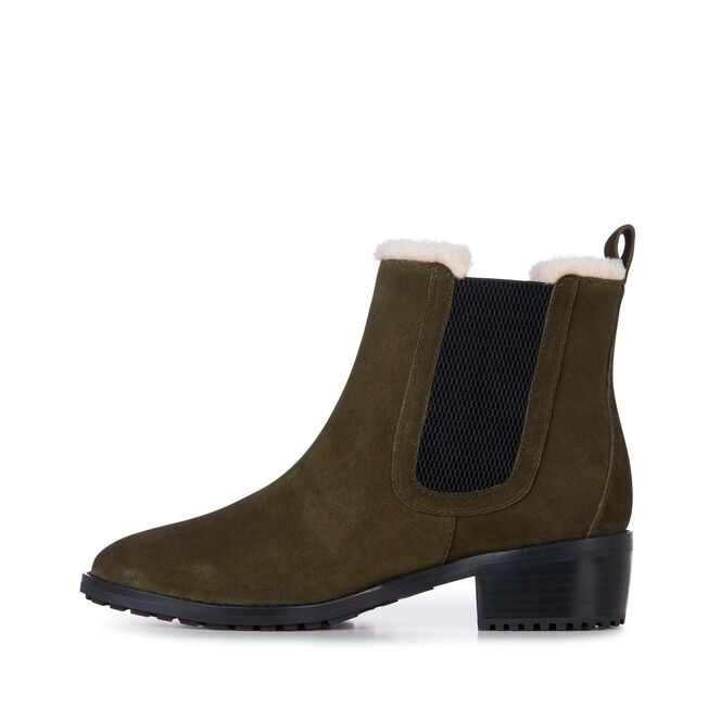 Ellin Suede, DARK OLIVE, hi-res