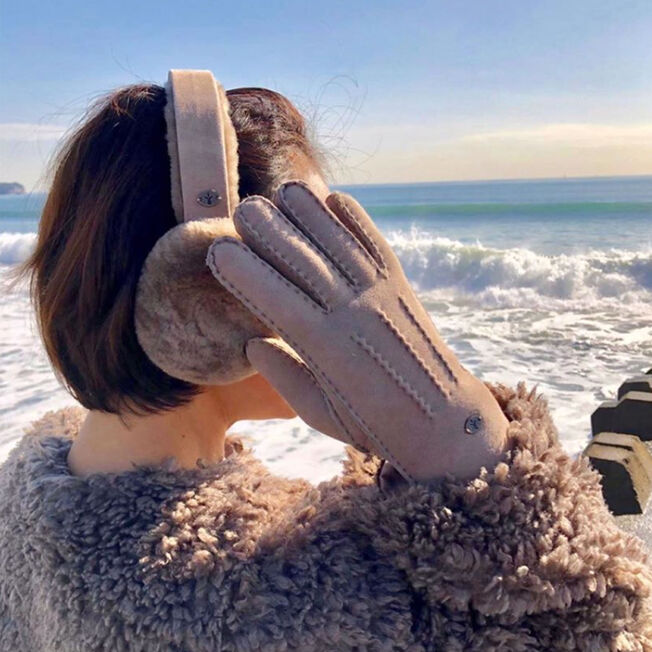 Angahook Earmuffs, CAMEL, hi-res