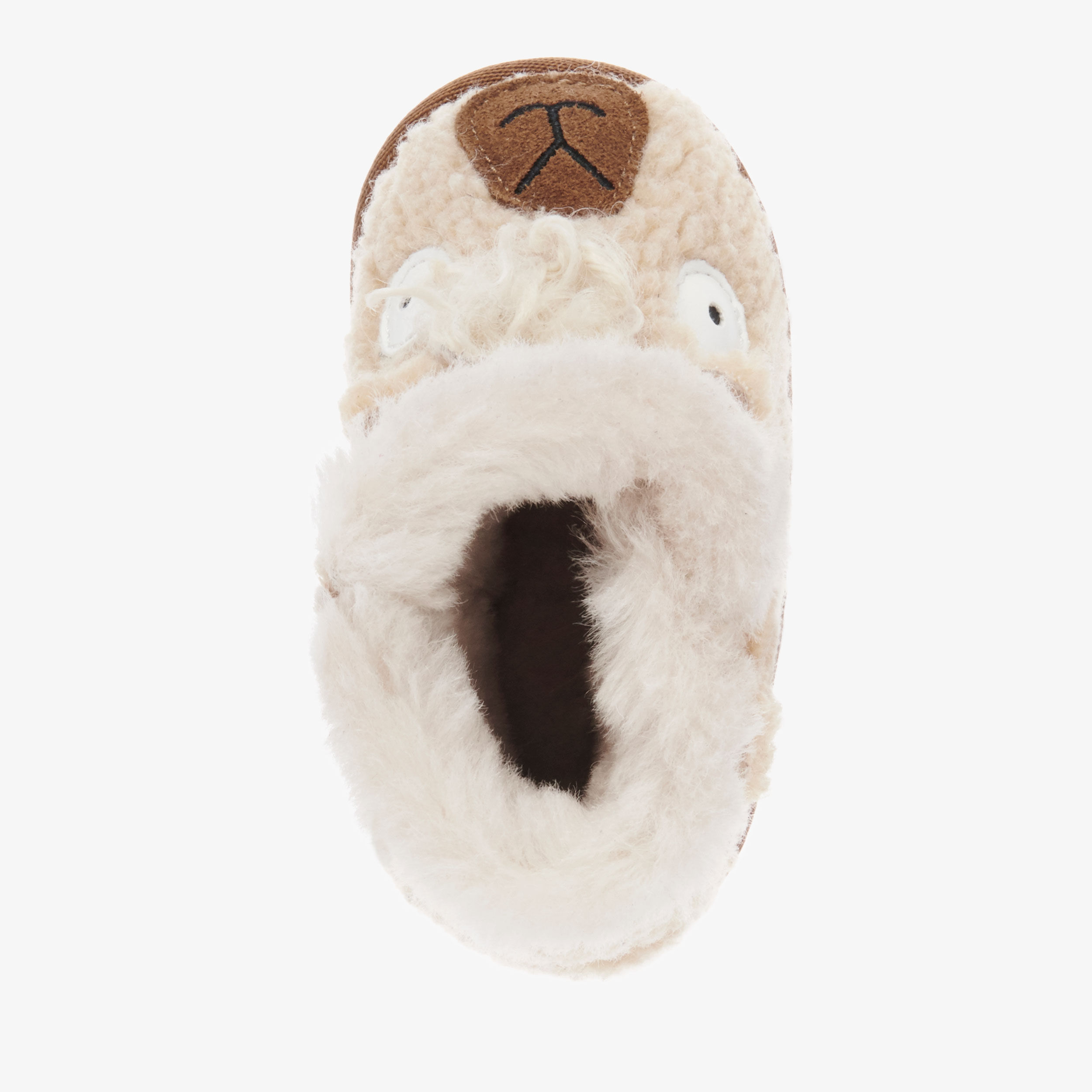 Llama slippers target top