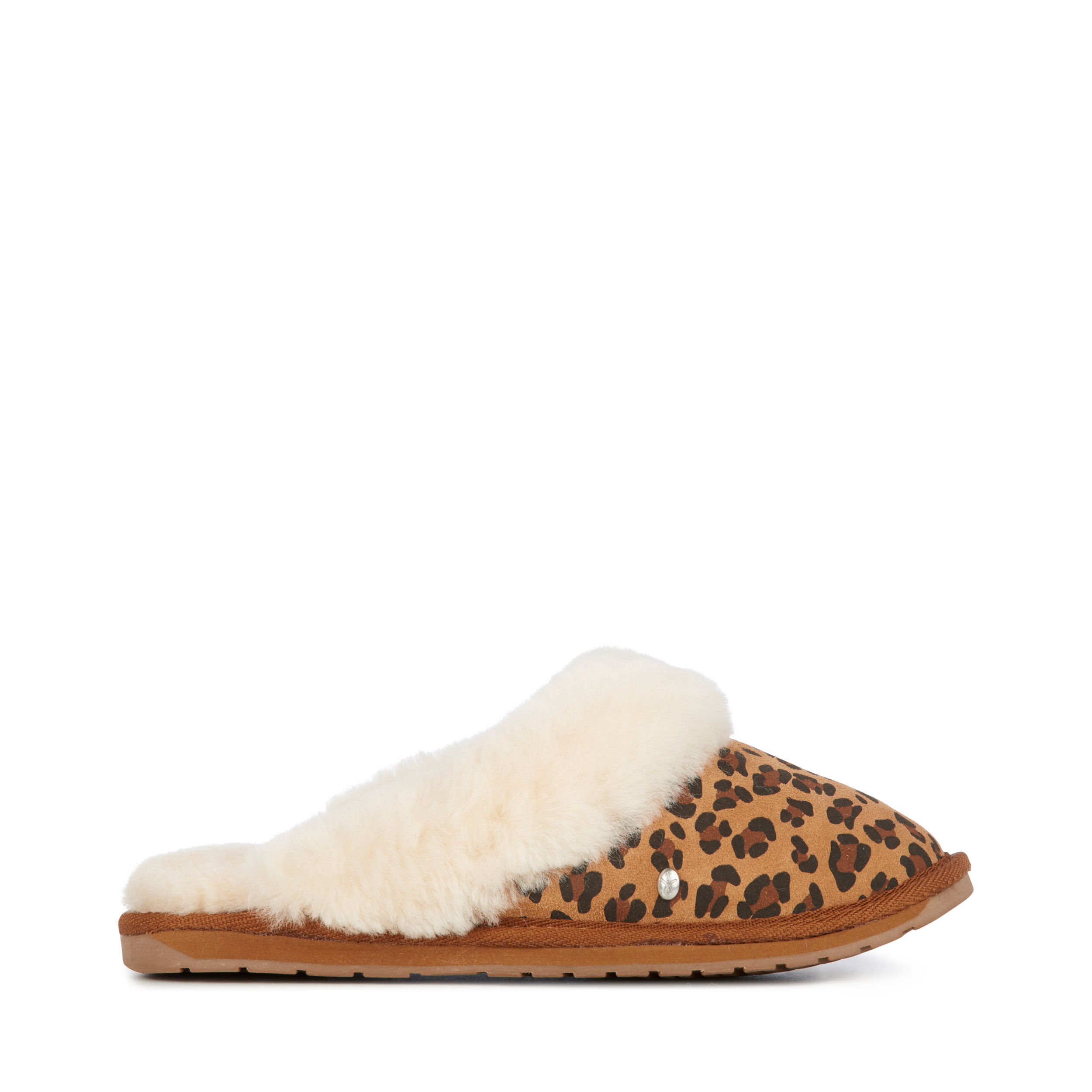 ladies leopard slippers