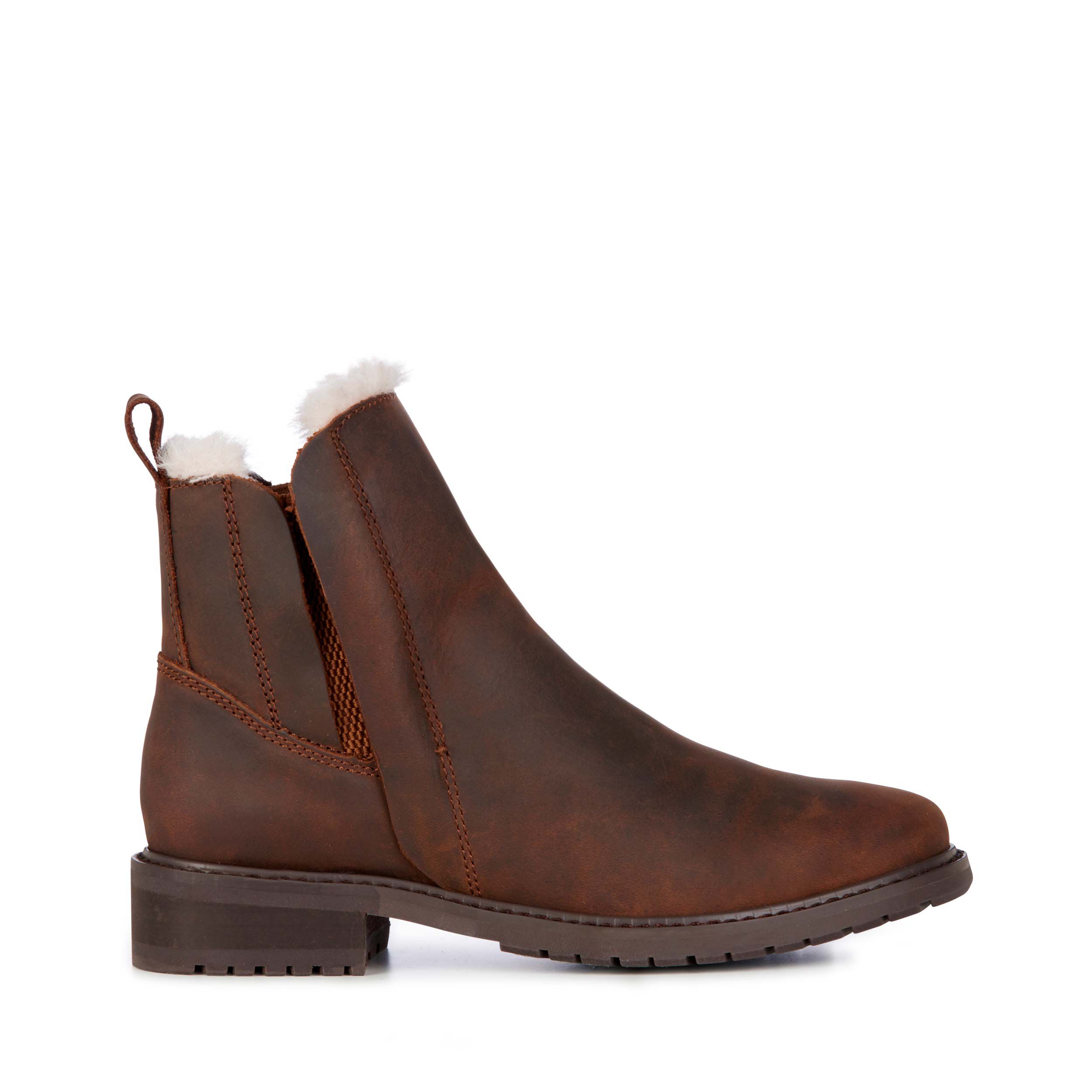 merino wool lined chelsea boots