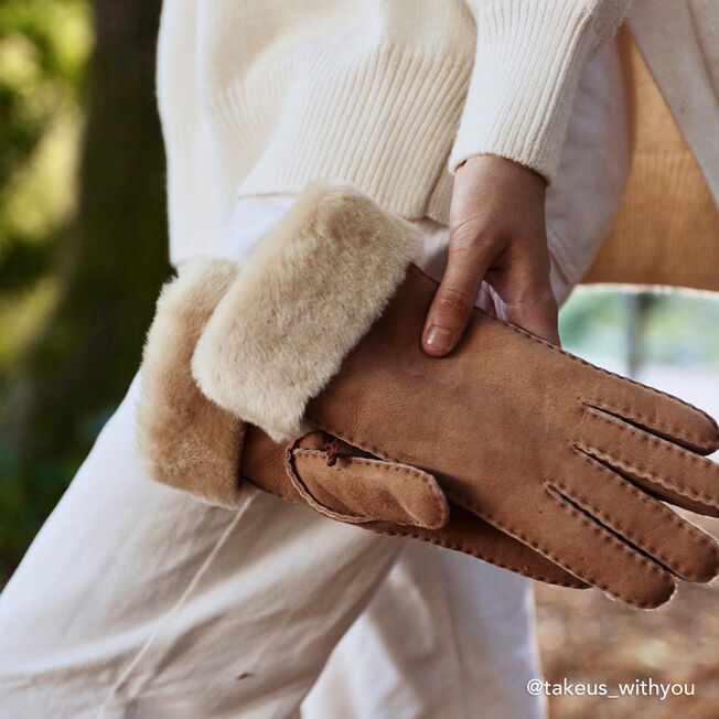 Apollo Bay Gloves, CHESTNUT, hi-res