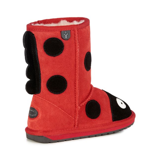 Ladybird童款雪地靴, RED, hi-res