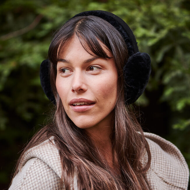 Angahook Earmuffs, BLACK, hi-res