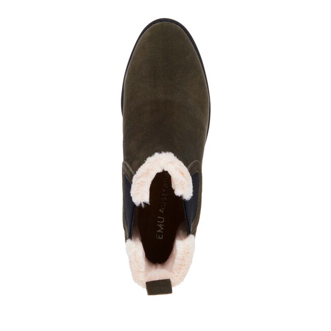 Ellin Suede, DARK OLIVE, hi-res