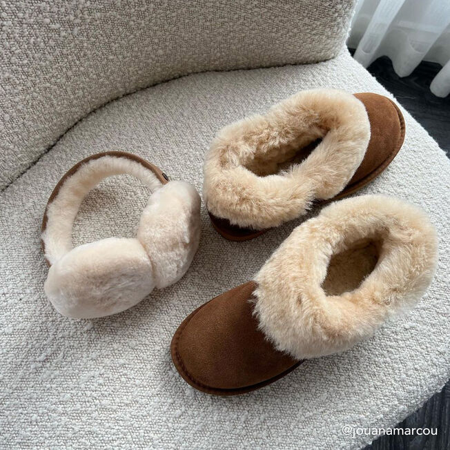 Angahook Earmuffs, CHESTNUT, hi-res