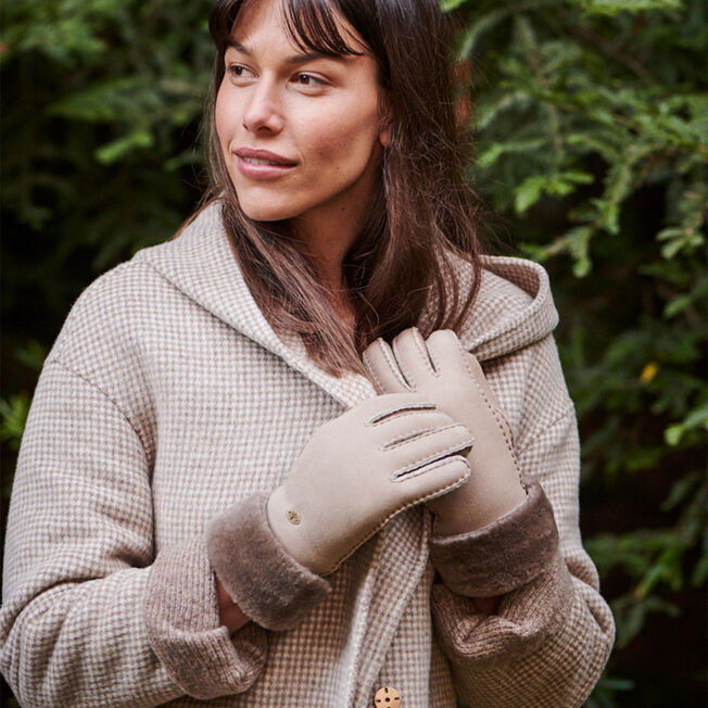 Apollo Bay Gloves, MUSHROOM, hi-res