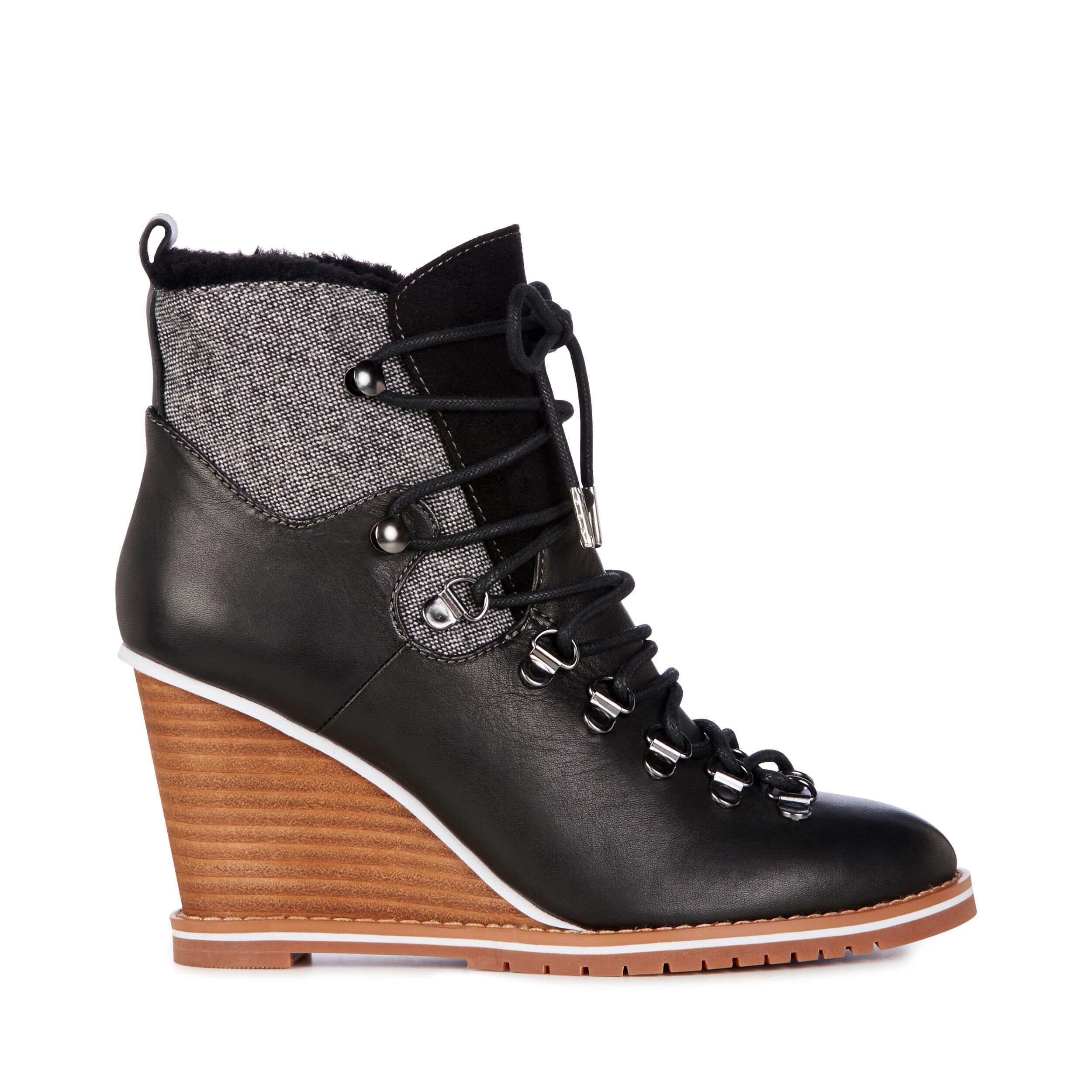 Wedge hiker boots hotsell