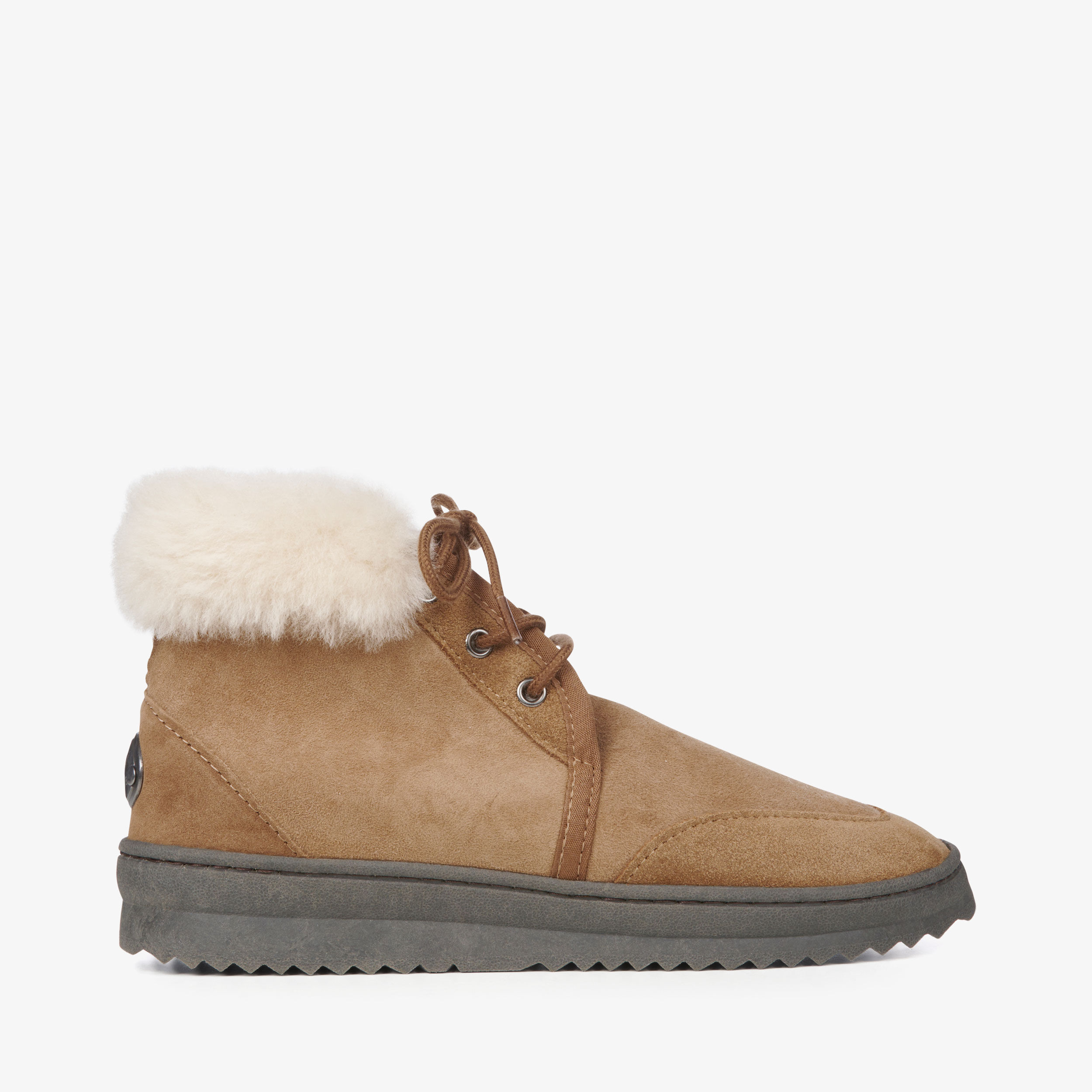 Platinum Cooper Cuff Womens Sheepskin Slipper EMU Australia