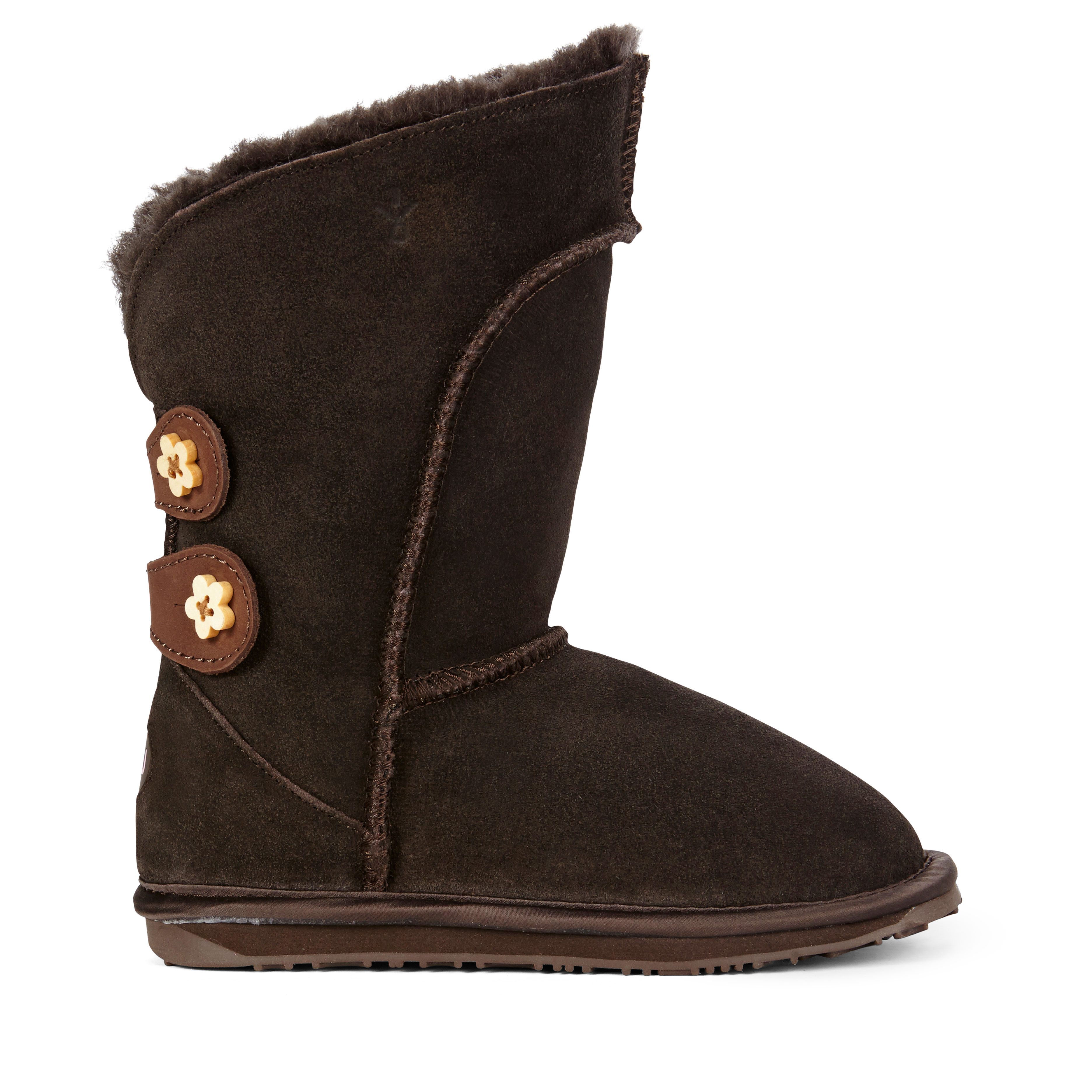 Alba Button Kids Kids Deluxe Wool Boot 