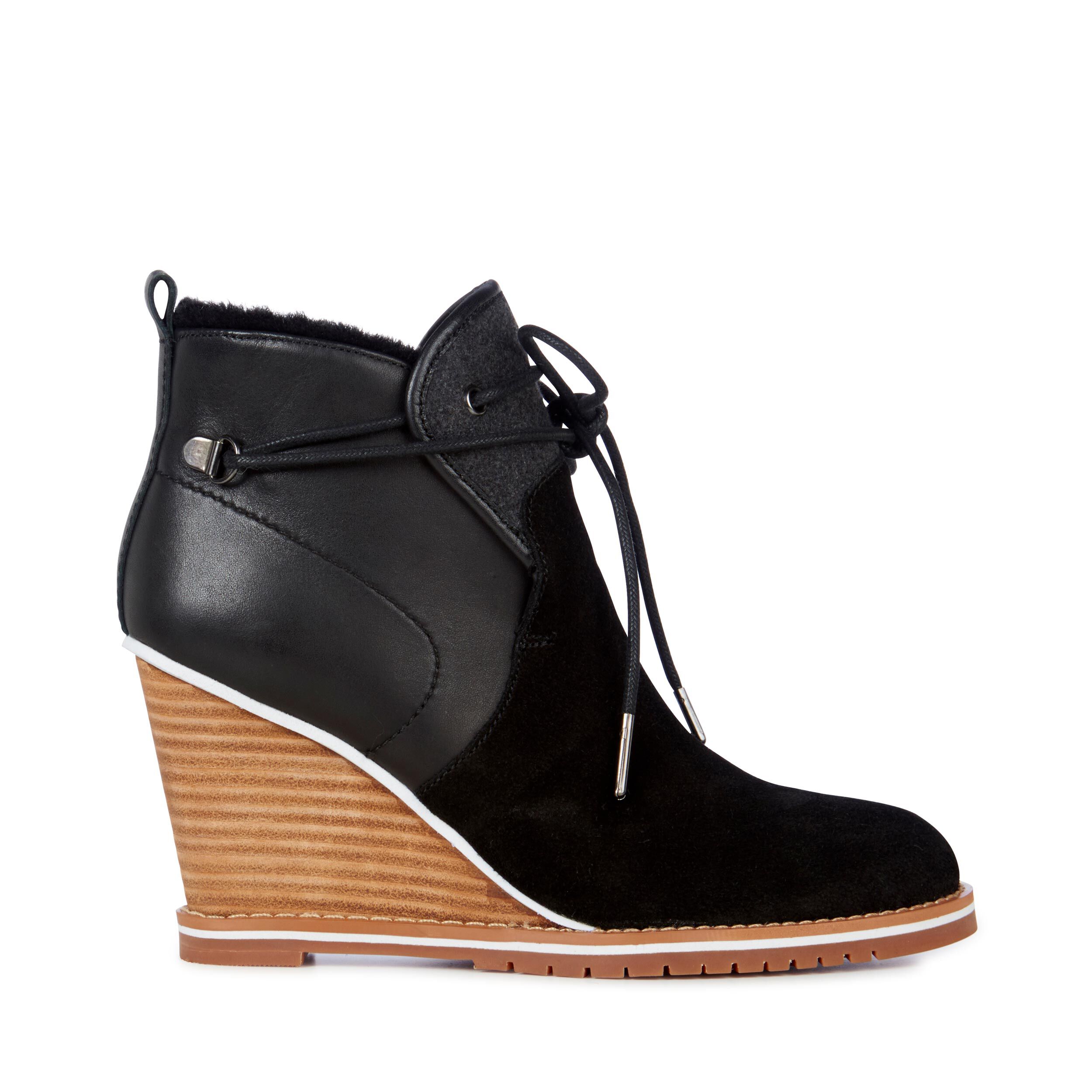 Wedge heel boots australia discount