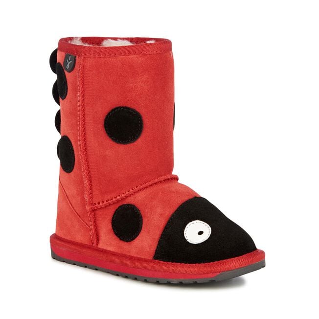 Ladybird童款雪地靴, RED, hi-res
