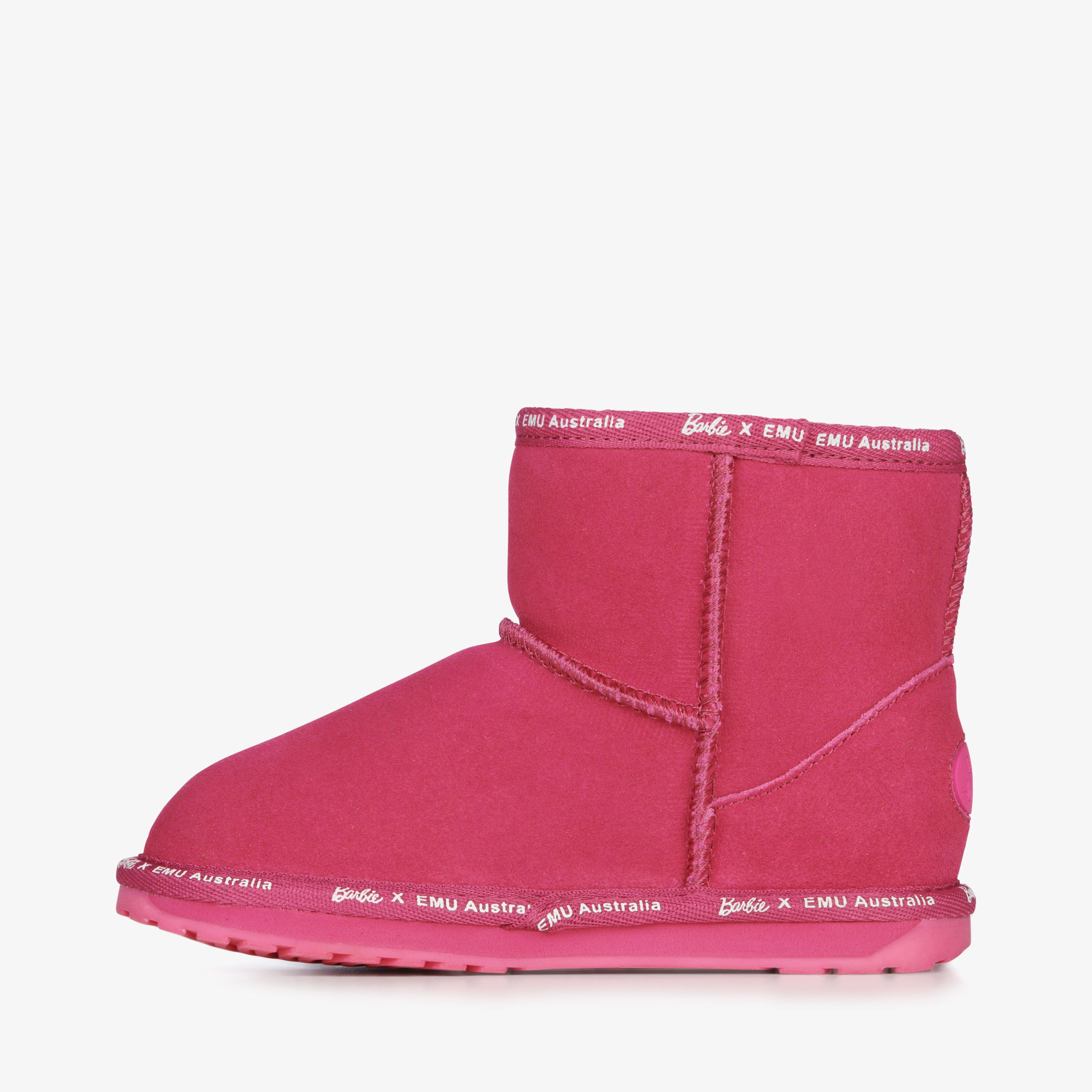EMU Australia Kids Barbie Wallaby Mini Deluxe Wool Boot Barbie Pink Size 1