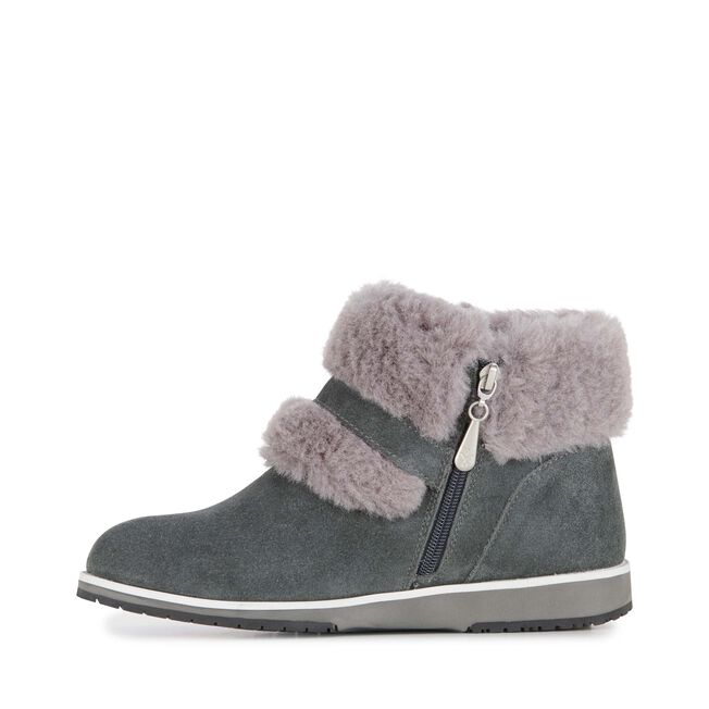 Oxley Fur Cuff, DARK GREY, hi-res