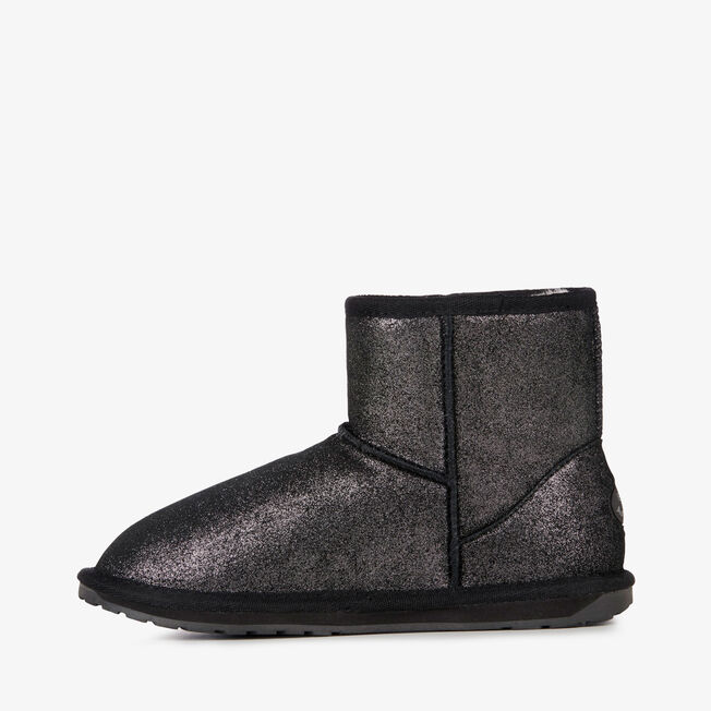 Wallaby Mini Metallic Teens, BLACK, hi-res