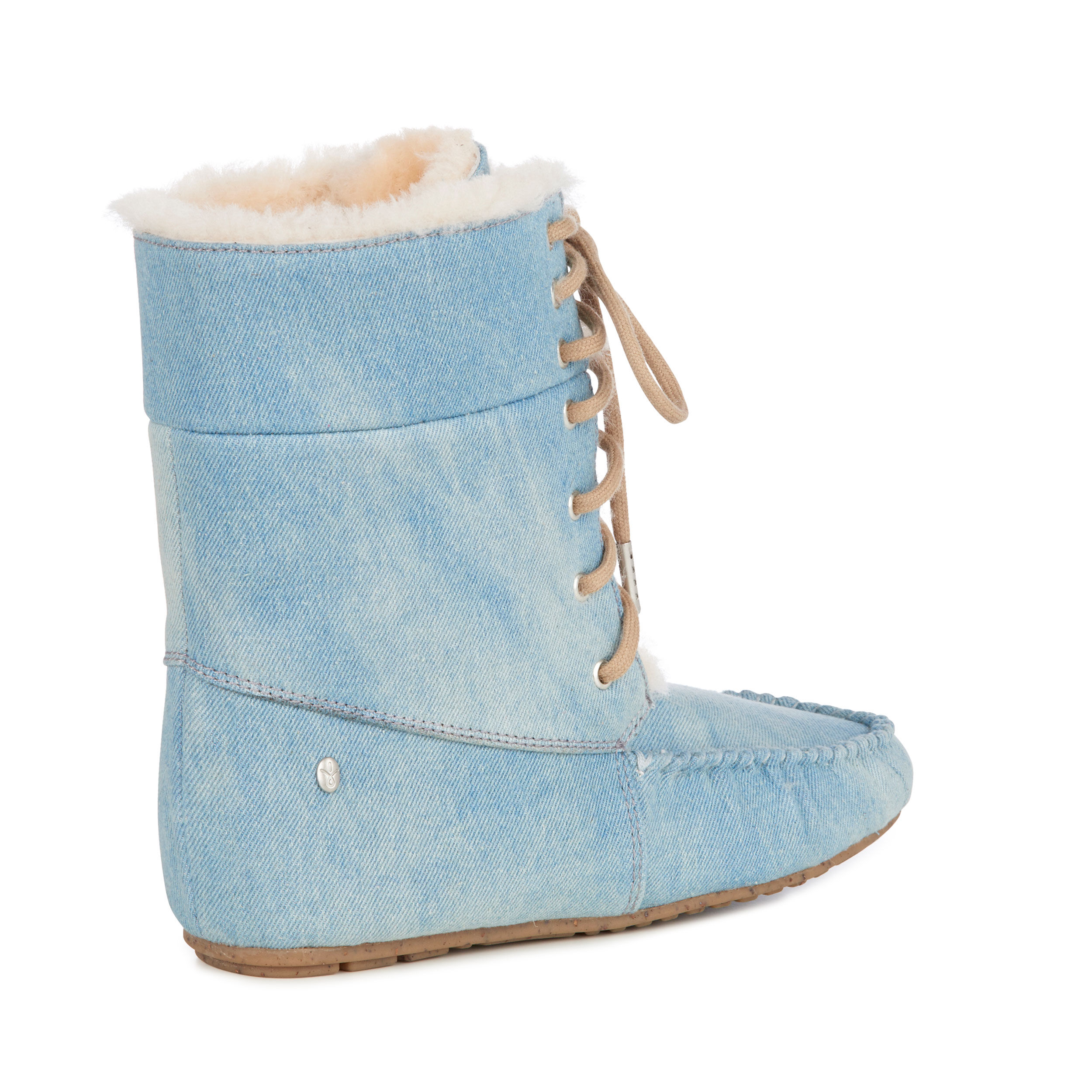 ⭐︎新品⭐︎ emu エミュー　amity cuff fur denim 24cm Amity Denim - emuUS