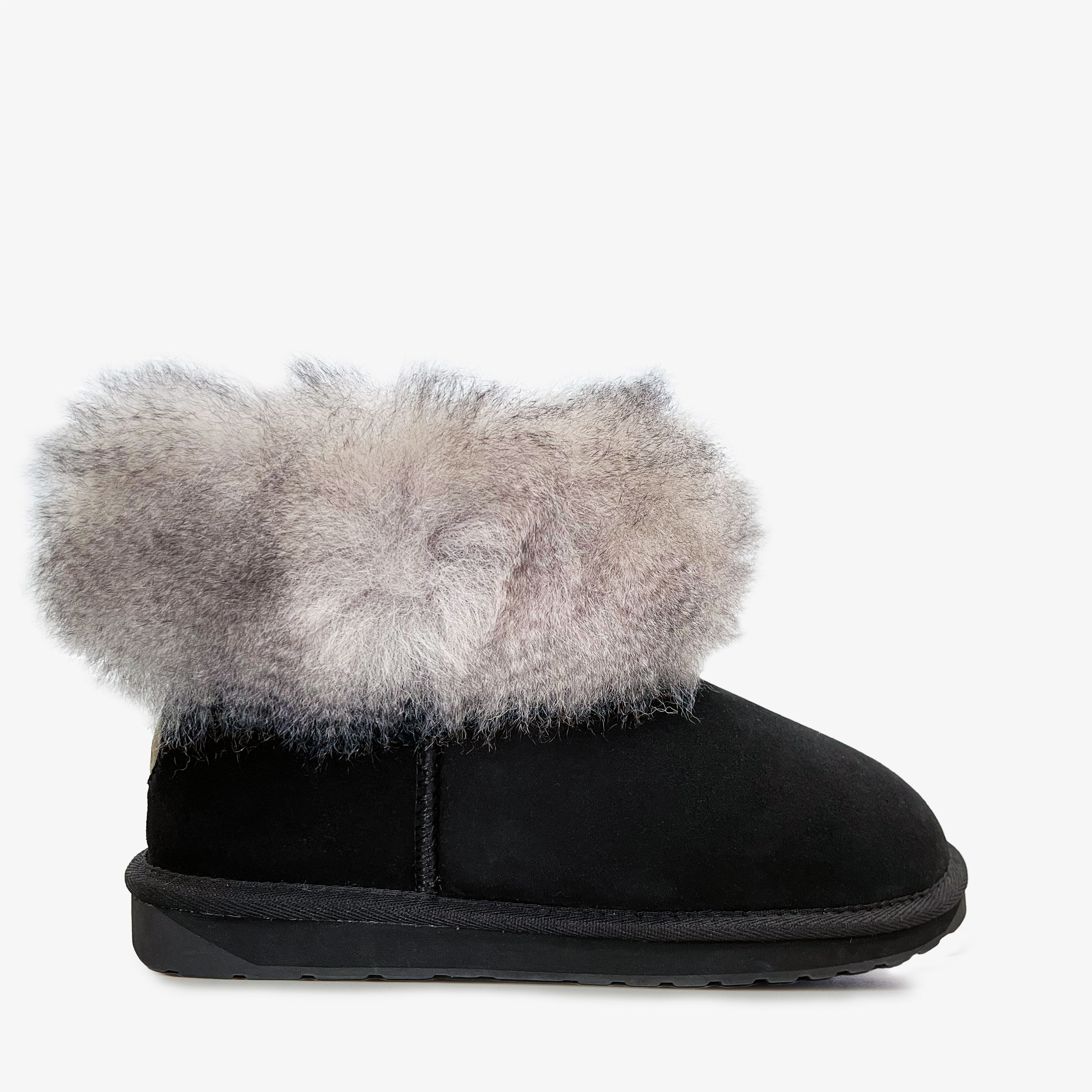 Ugg fox fur mini boots discount