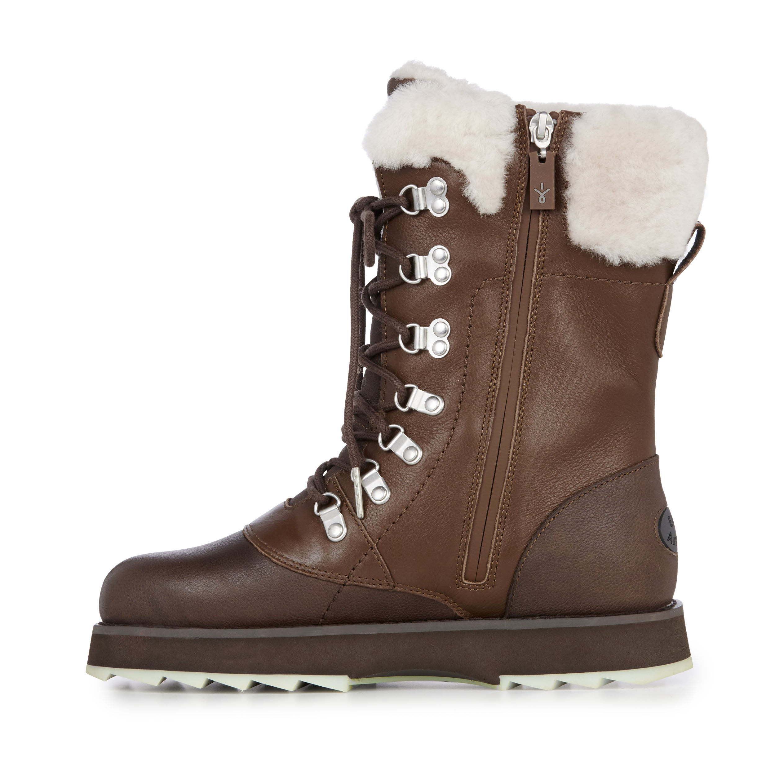 Aya genuine sheepskin waterproof leather boot discount