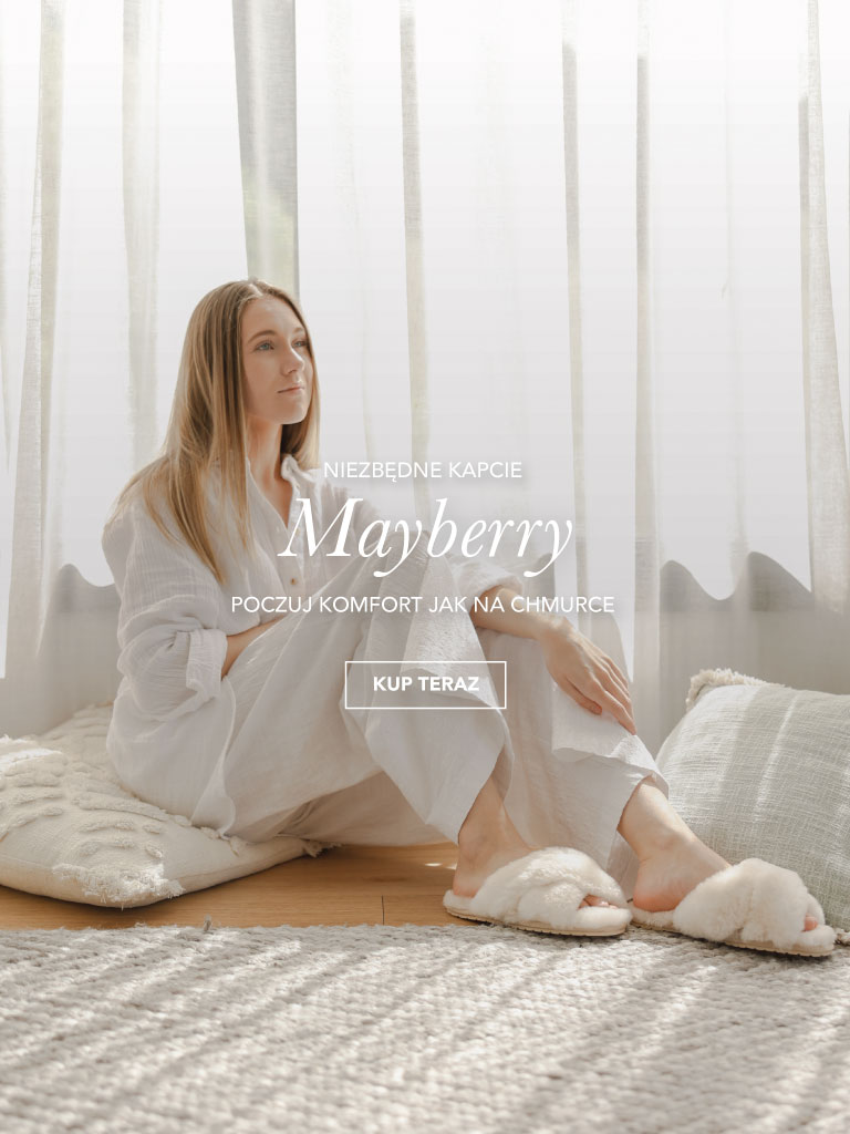 ADD ALT TEXT reads:Must-Have Slipper. The Mayberry. Experience cloud-like comfort. Shop Now.