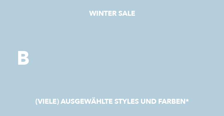 winter sale, up to 50% off selected styles & colours