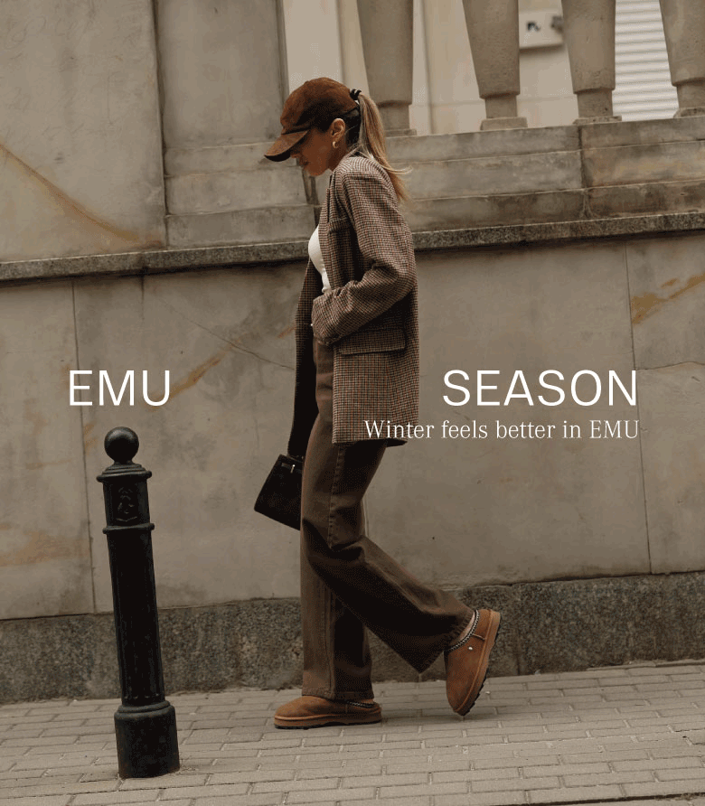 ADD ALT TEXT reads:EMU Season. Winter feels better in EMU.