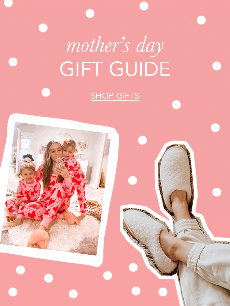Text reads: Mother's Day Gift Guide. Shop Gift Guide.