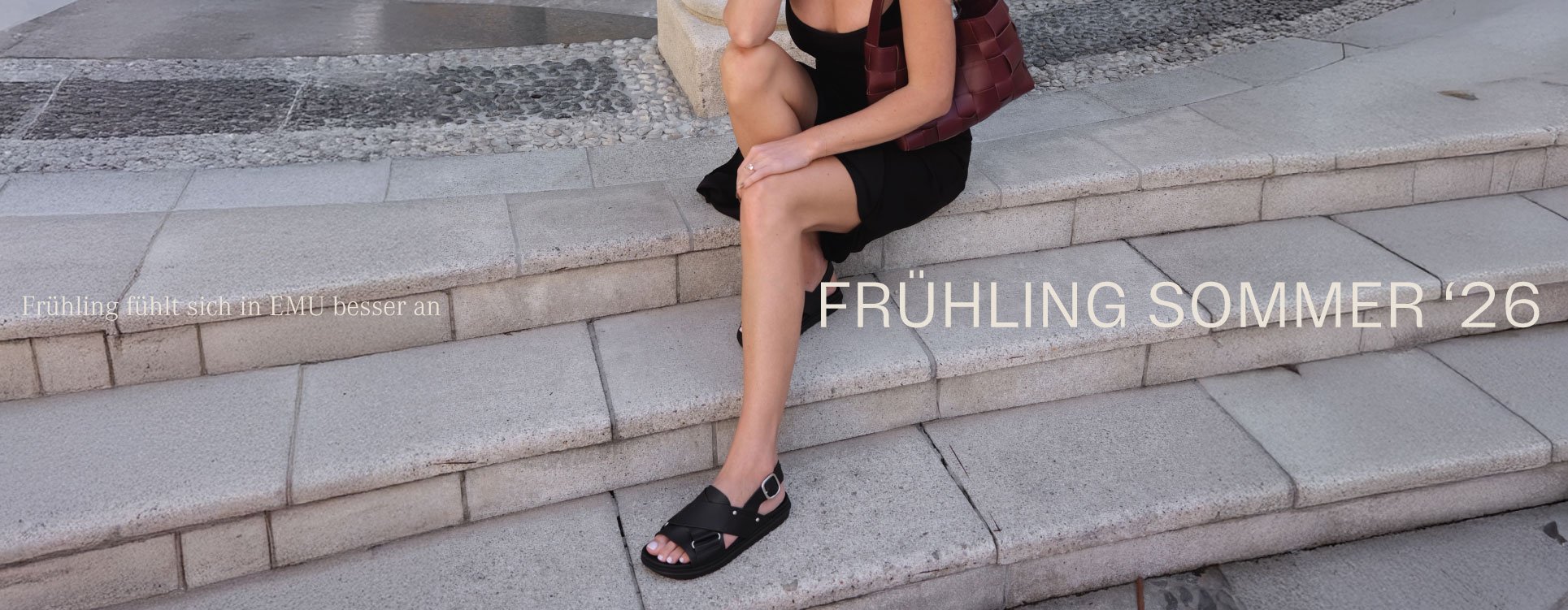 ADD ALT TEXT reads:Spring Summer 2026. Spring feels better in EMU.