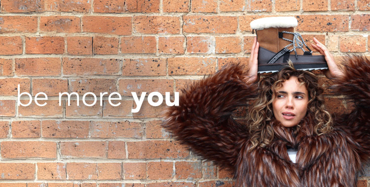 Text reads: Be more you. Be more EMU.