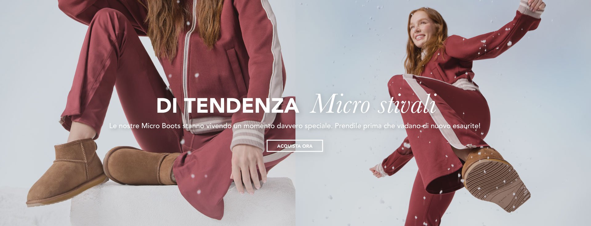 ADD ALT TEXT reads:On Trend: Micro Boots