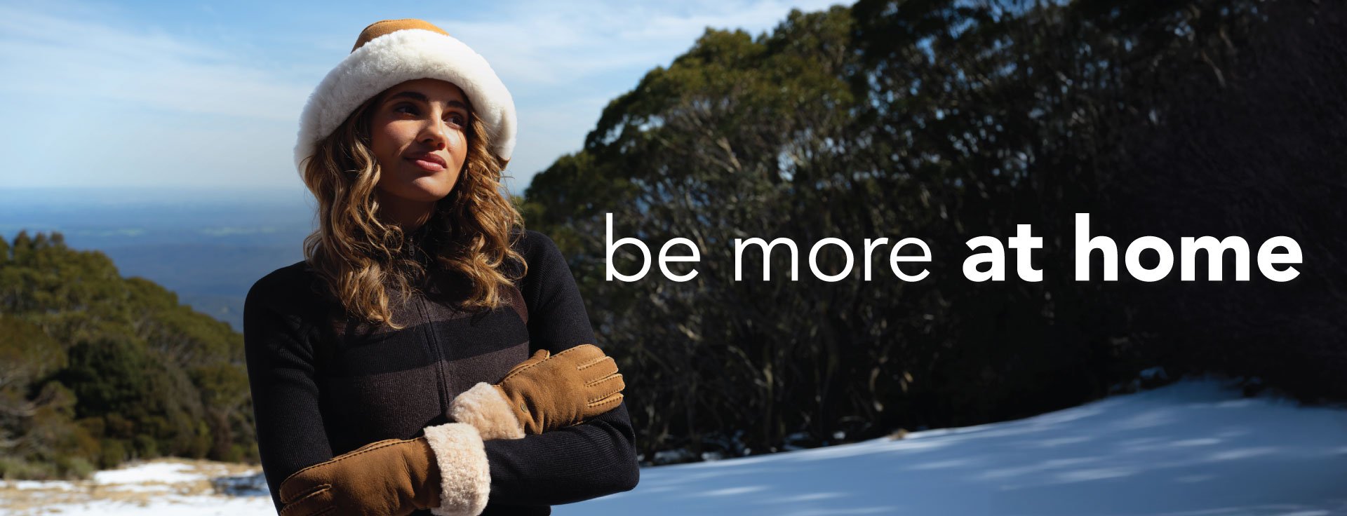ADD ALT TEXT reads:Be more at home.