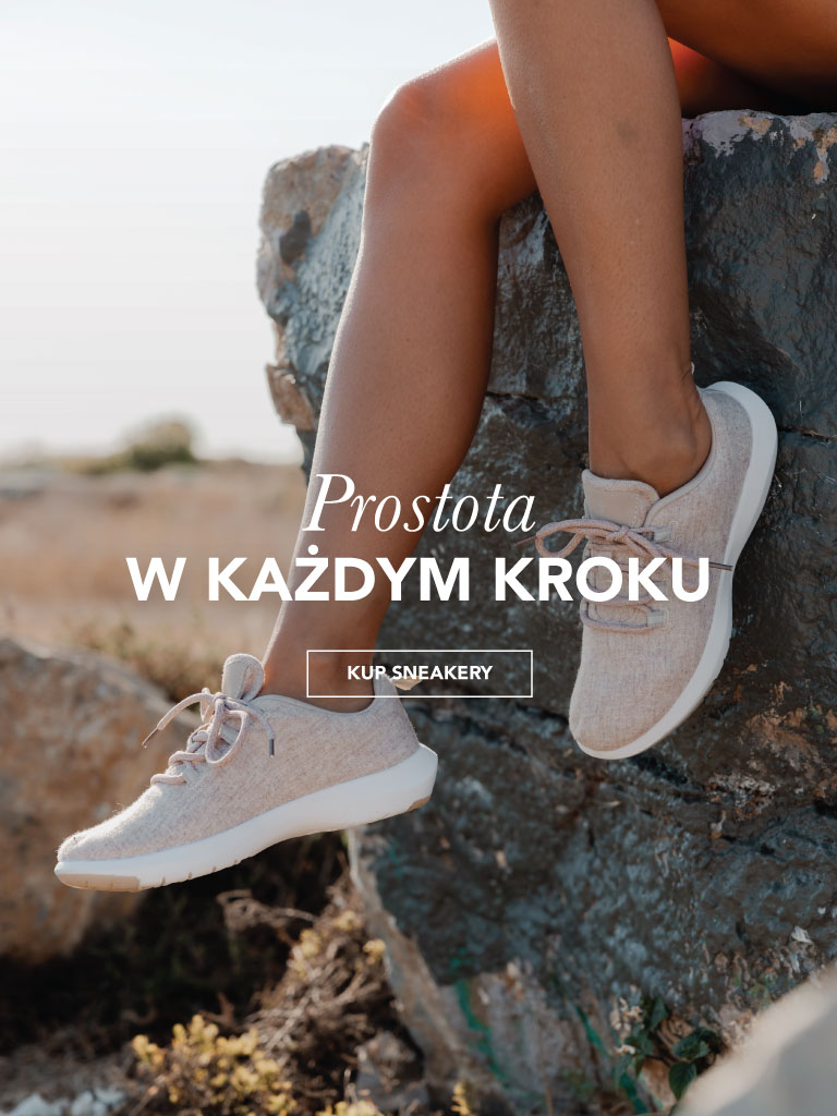 ADD ALT TEXT reads:Simplicity in every step. Shop Sneakers.