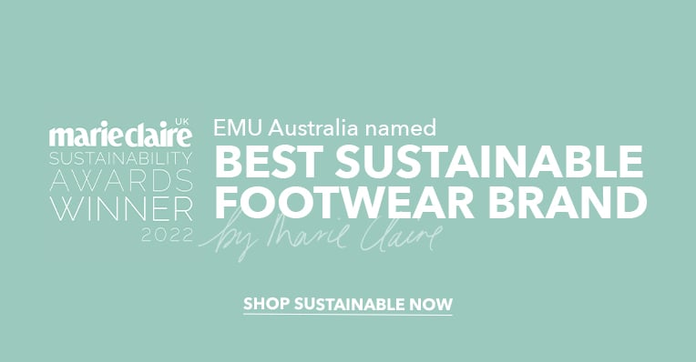 EMU Australia winner of Most Sustainable Footwear Brand by Marie Claire, Shop sustainable collection