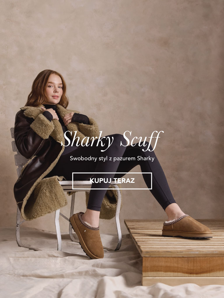 ADD ALT TEXT reads:The Sharky Scuff