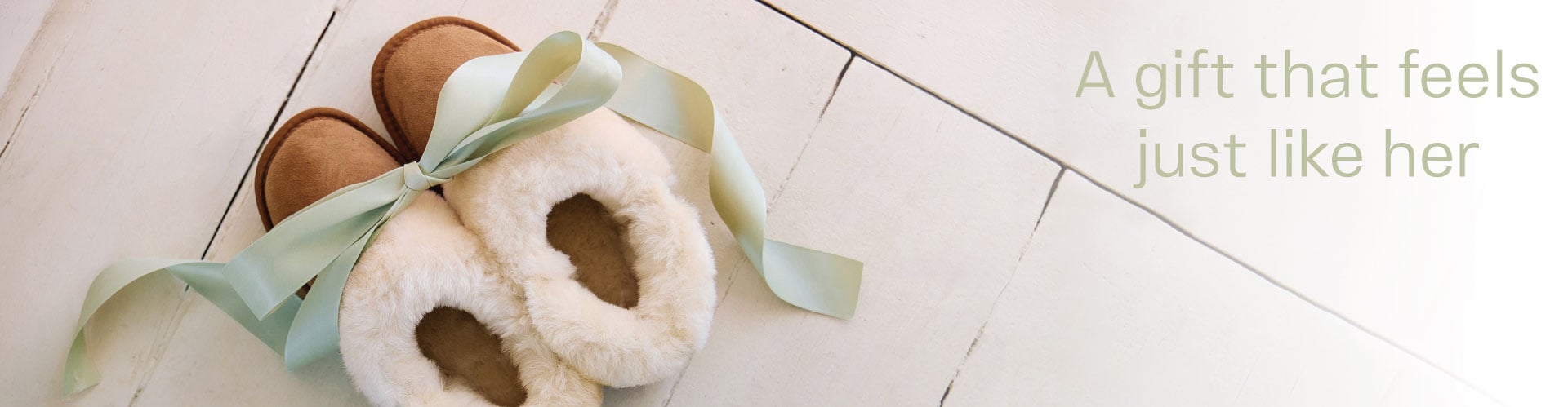 Text reads: A gift that feels just like her.