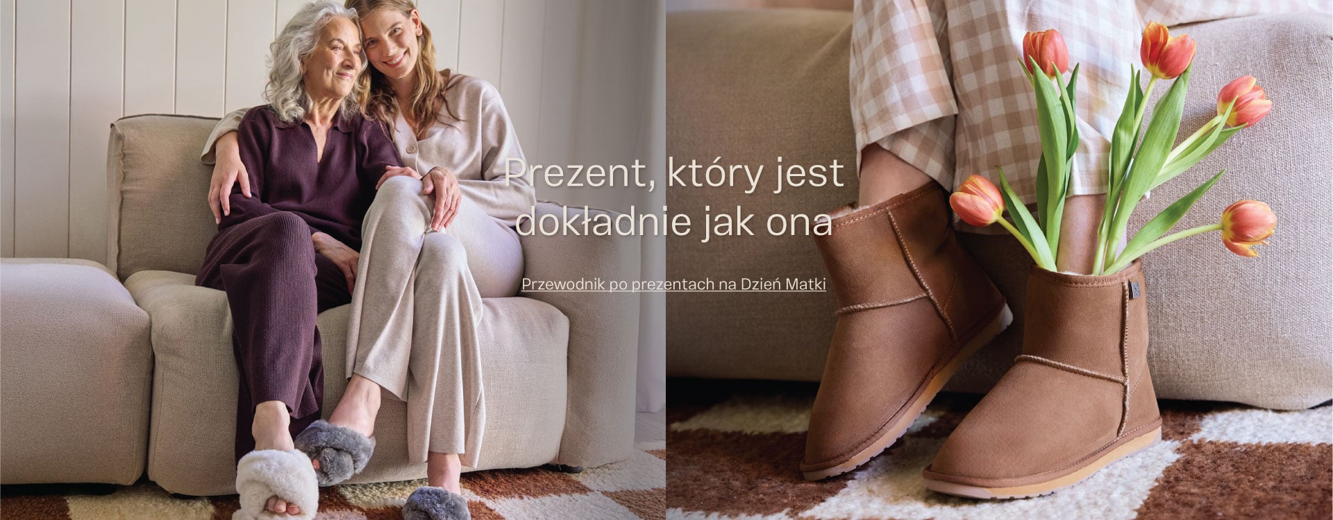 ADD ALT TEXT reads:Mother's Day. A gift that feels just like her.