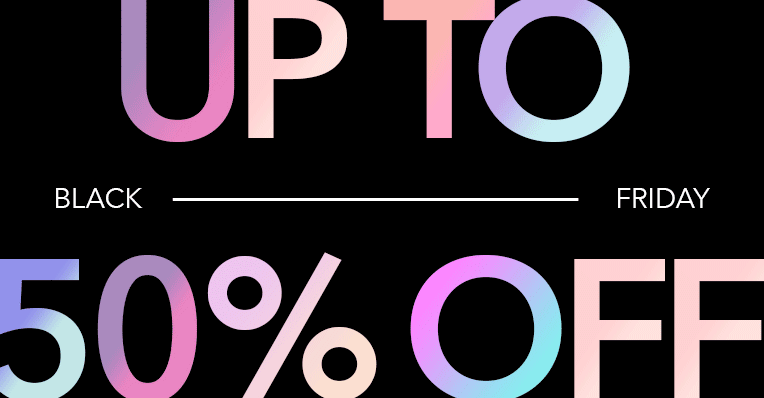 Black Friday Sale, Shop up to 50% off