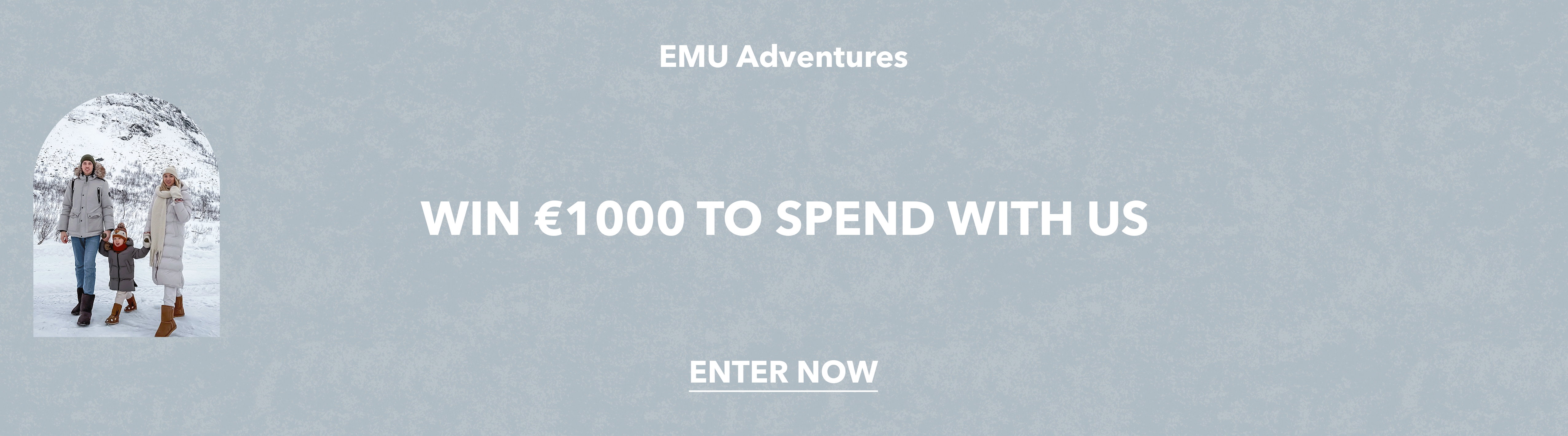 Gif images of children wearing EMU Australia boots outside, Enter to win $1000 with us