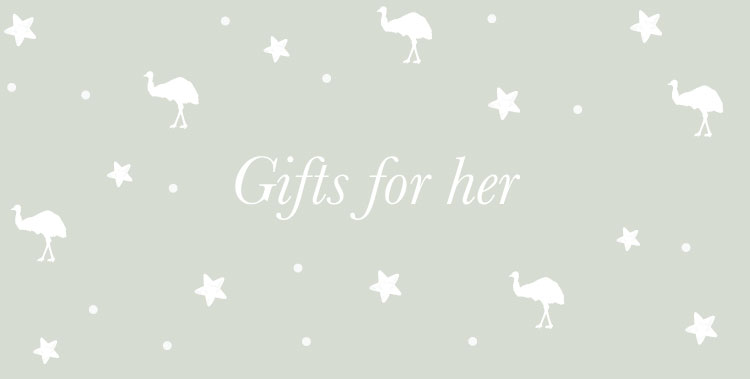 Text reads: Gifts for her.