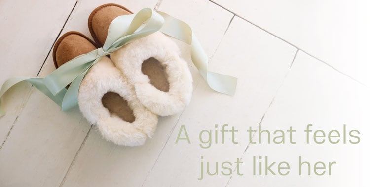 Text reads: A gift that feels just like her.