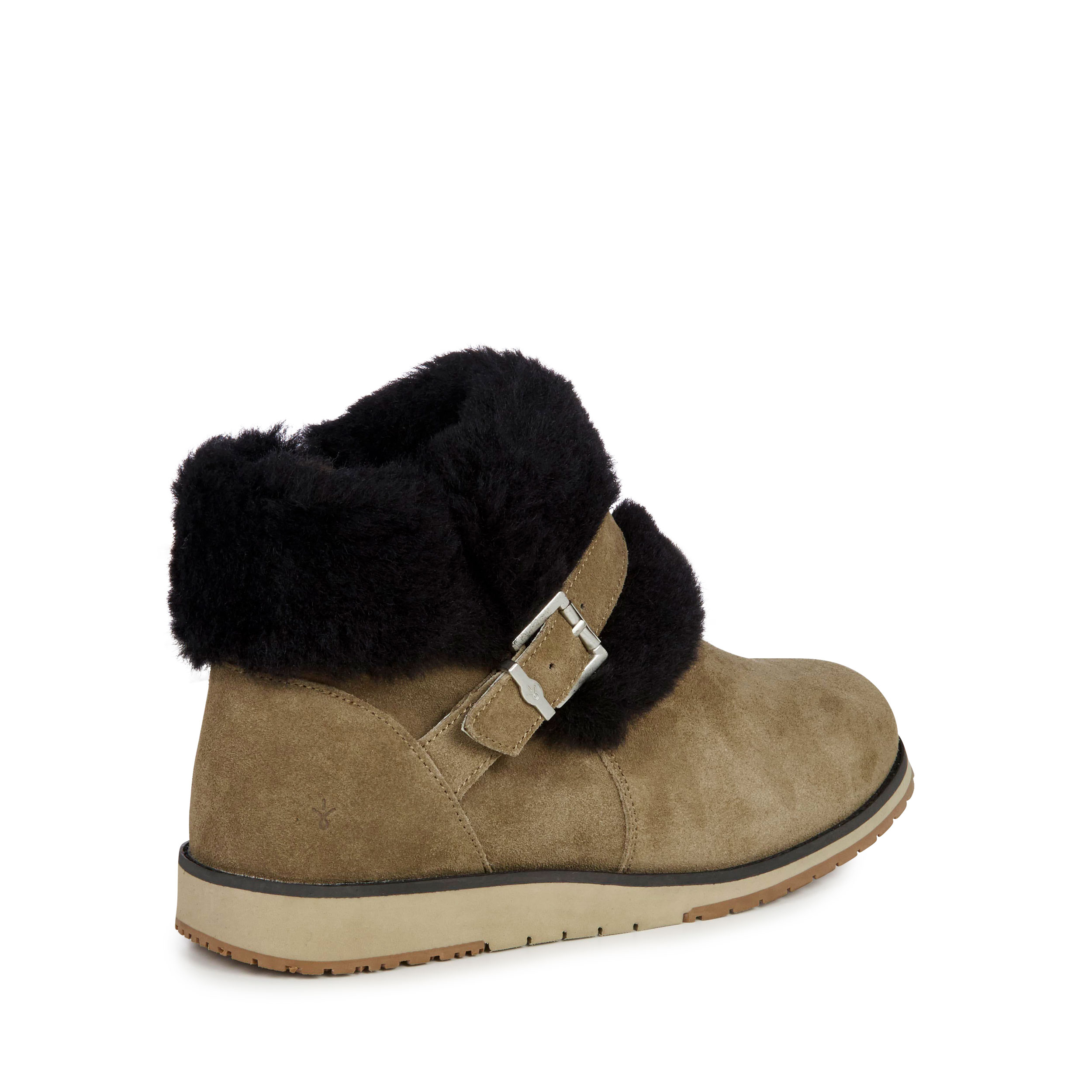 Oxley Fur Cuff Womens Deluxe Wool Boot- EMU Australia